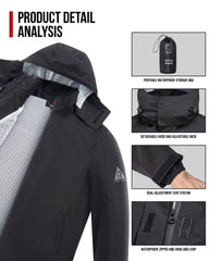 RIDEIRON reflective strips enhance visibility during night rides