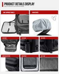 RIDEIRON tail bag elastic bungee top securing extra gear