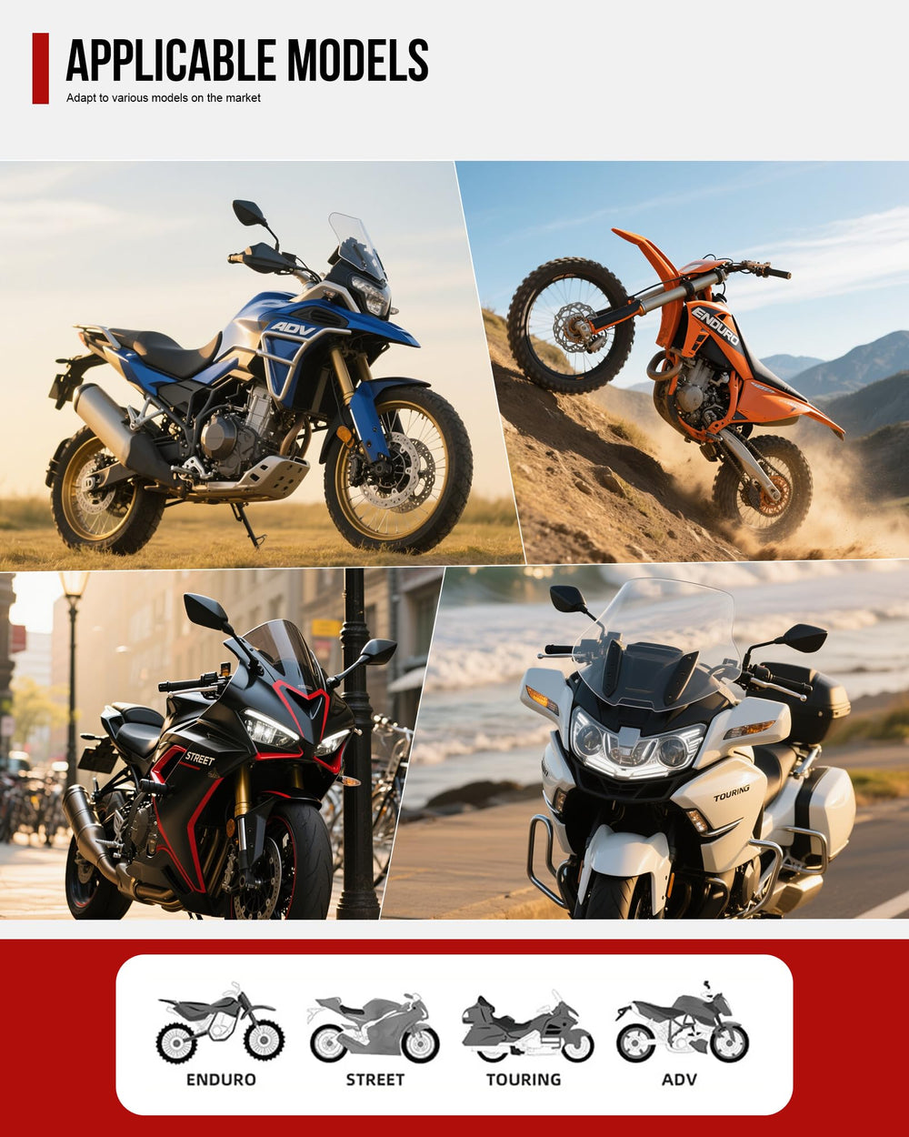 RIDEIRON tail bag quick release straps mount securely