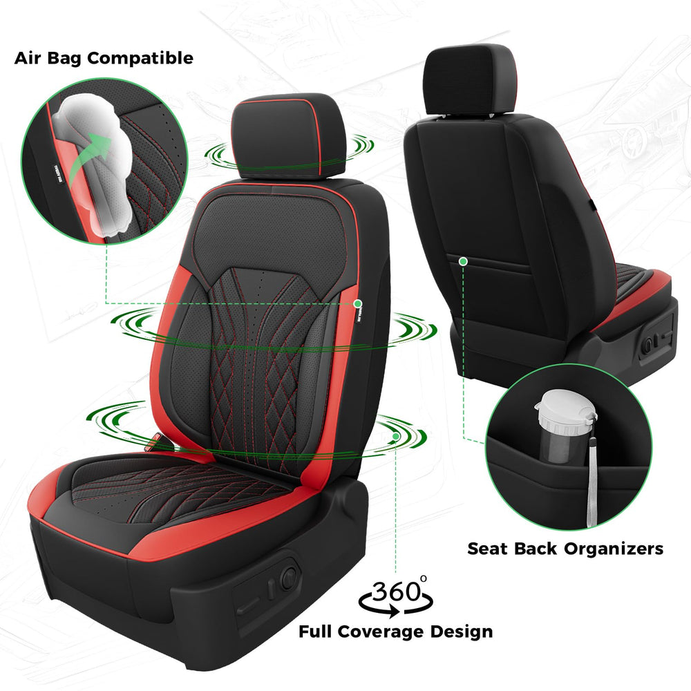 RIDEPOSH airbag-compatible fit for Silverado and Sierra seats