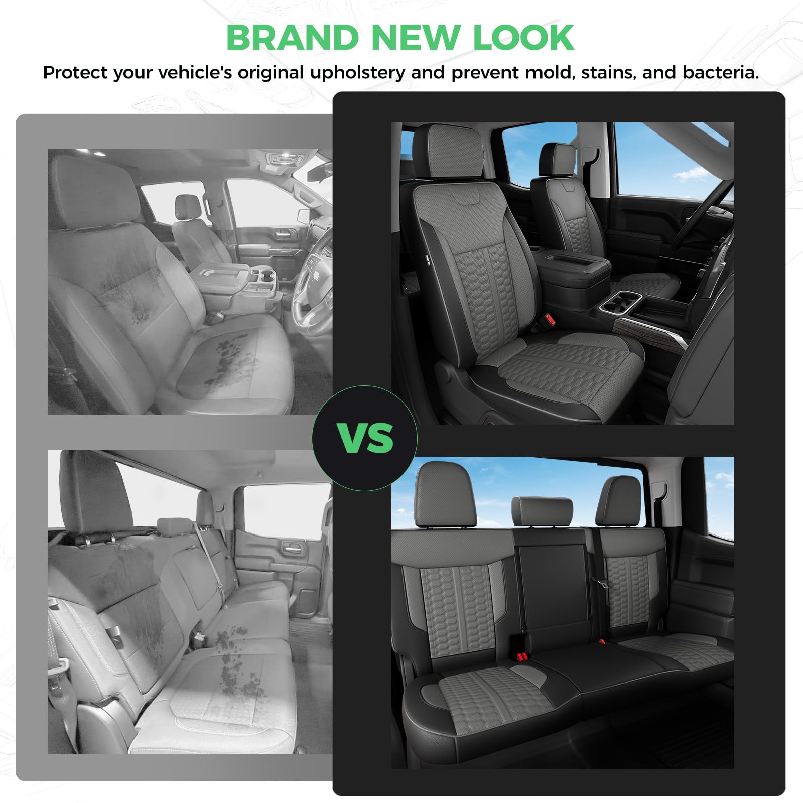 RIDEPOSH cutouts preserve airbags and seat functions for safe driving