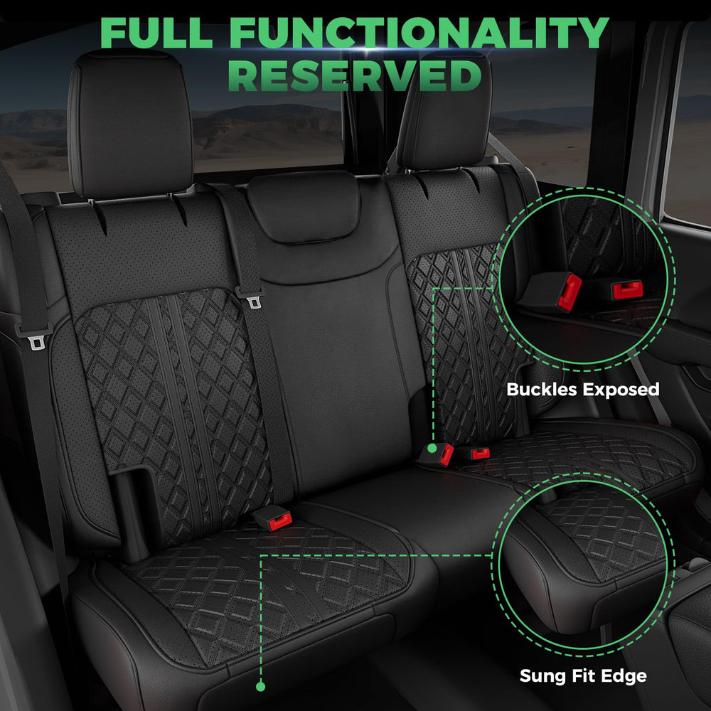 RIDEPOSH airbag-safe seat cover preserves safety features and compatibility.