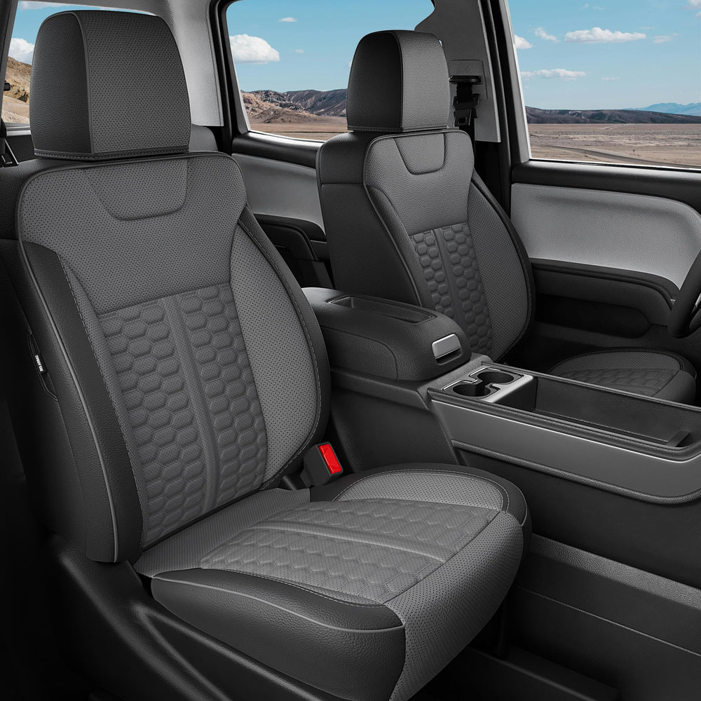 RIDEPOSH front seat cover for Silverado 1500 with waterproof protection