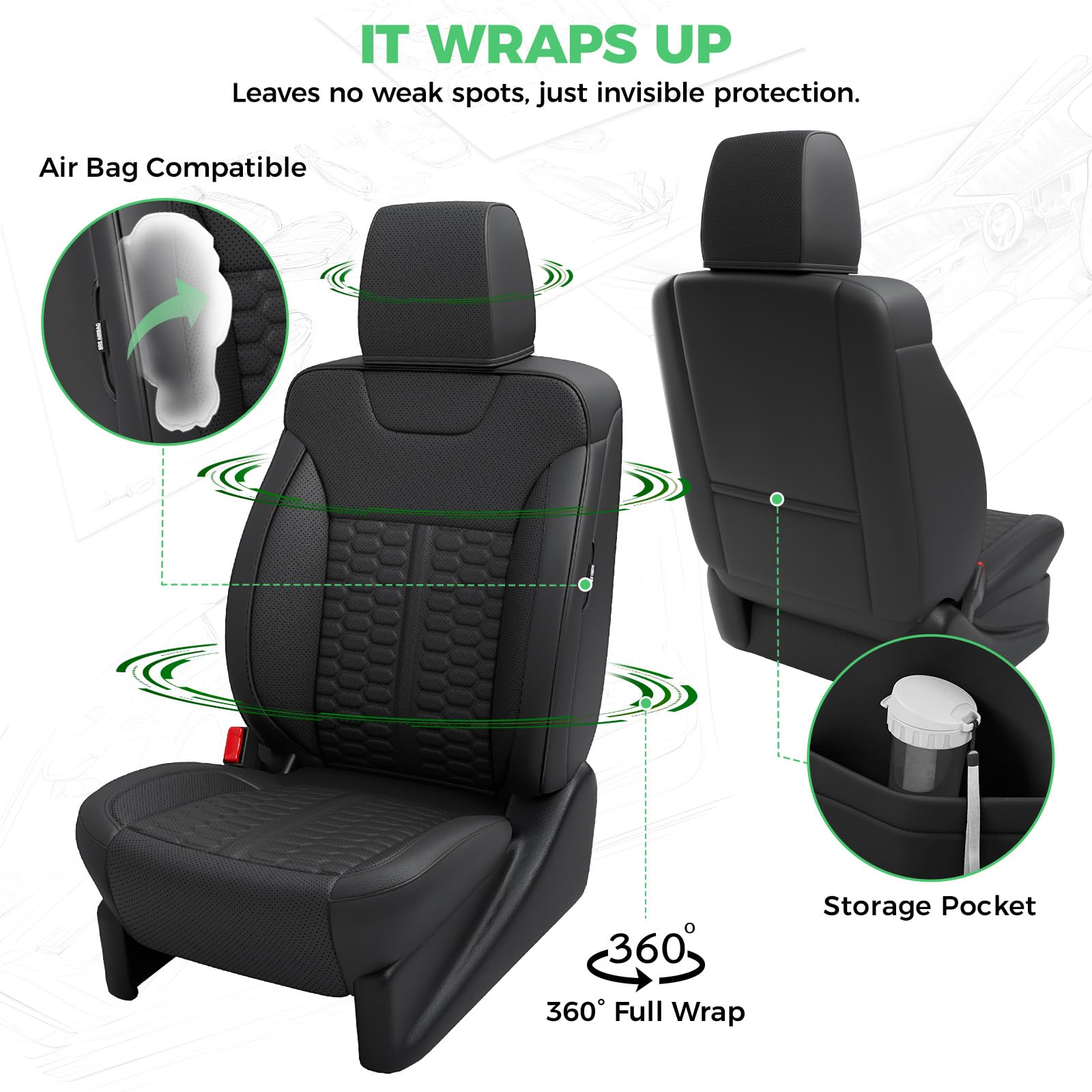 RIDEPOSH jump-seat cover keeps folding seat protected and easy to clean