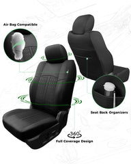 RIDEPOSH seat covers waterproof layer protecting against spills and scratches