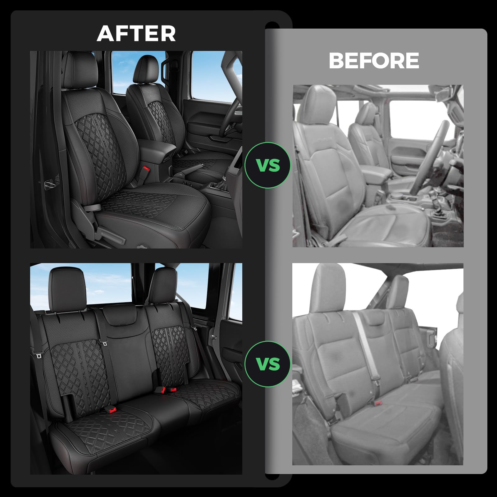 RIDEPOSH easy-install kit enables snug fit with clear instructions.