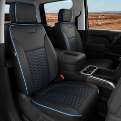 RIDEPOSH front seat cover for Silverado protects against spills and wear