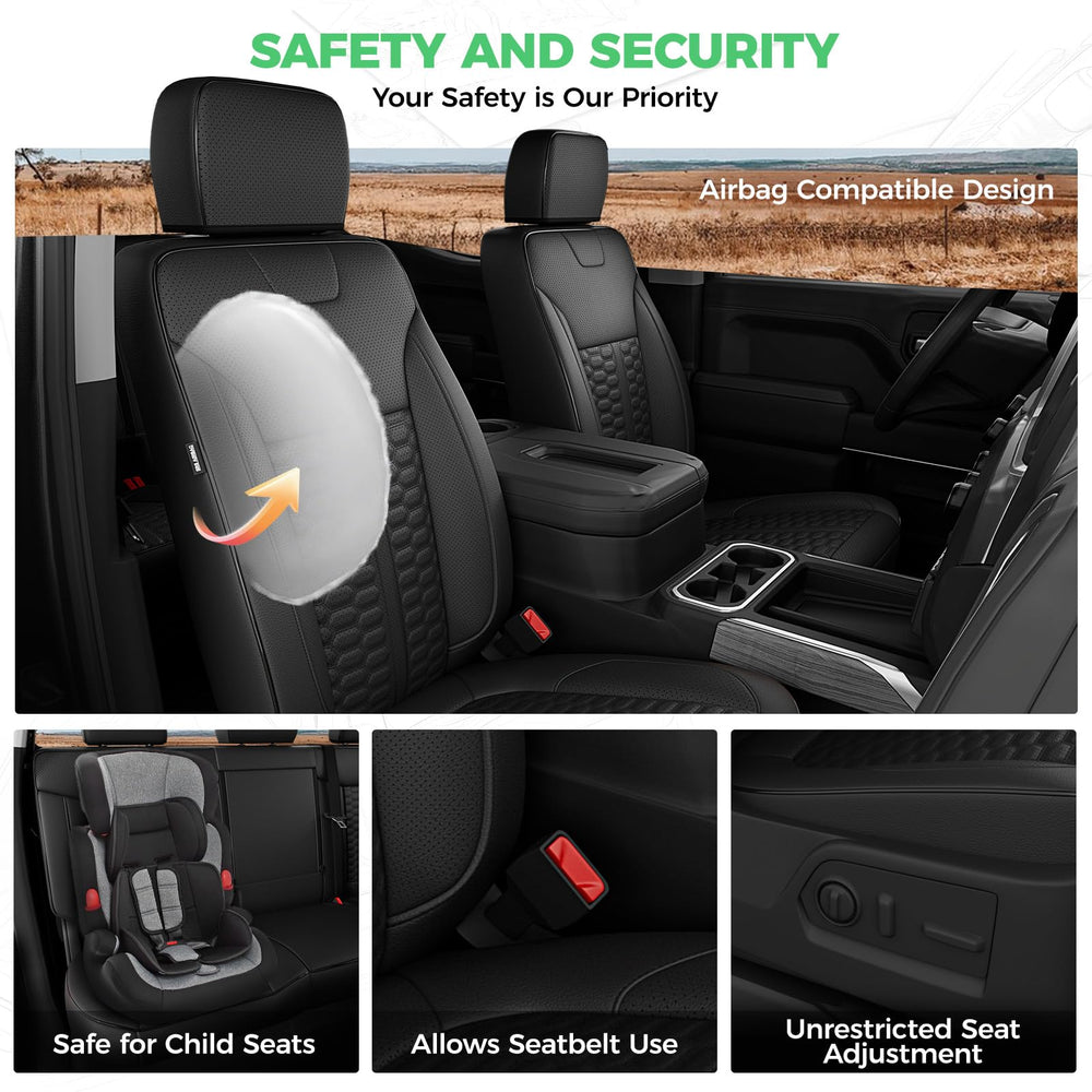 RIDEPOSH full wrap design guards driver and passenger seats year-round