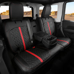 RIDEPOSH Jeep Wrangler 4Door seat covers front fit for rugged driving and protection