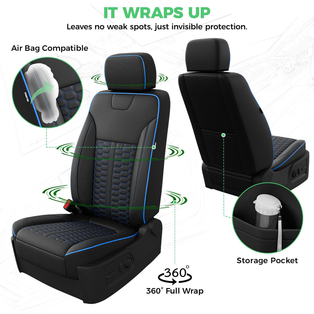 RIDEPOSH jump-seat cover protects the fold-down seat during travels