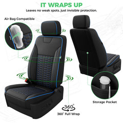 RIDEPOSH jump-seat cover protects the fold-down seat during travels