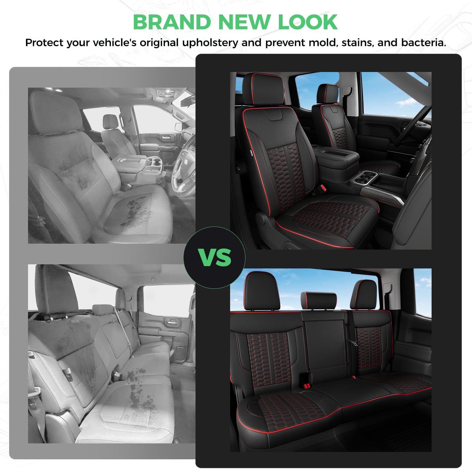 RIDEPOSH multi-layer foam padding adds comfort for long drives.