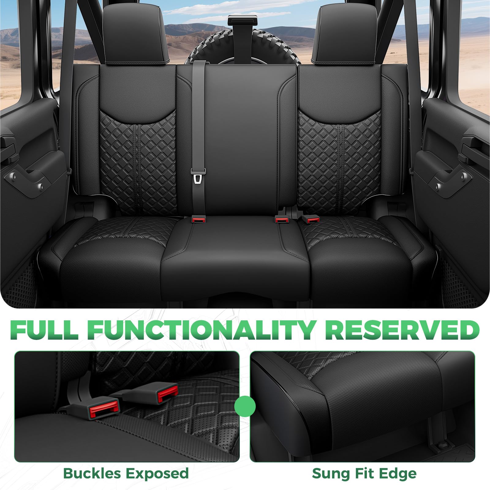 RIDEPOSH seat fit around airbags and controls for safe use