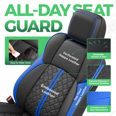 RIDEPOSH Tacoma 4th Gen rear seat cover guards upholstery