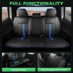 RIDEPOSH durable faux leather resists scratches and tears.