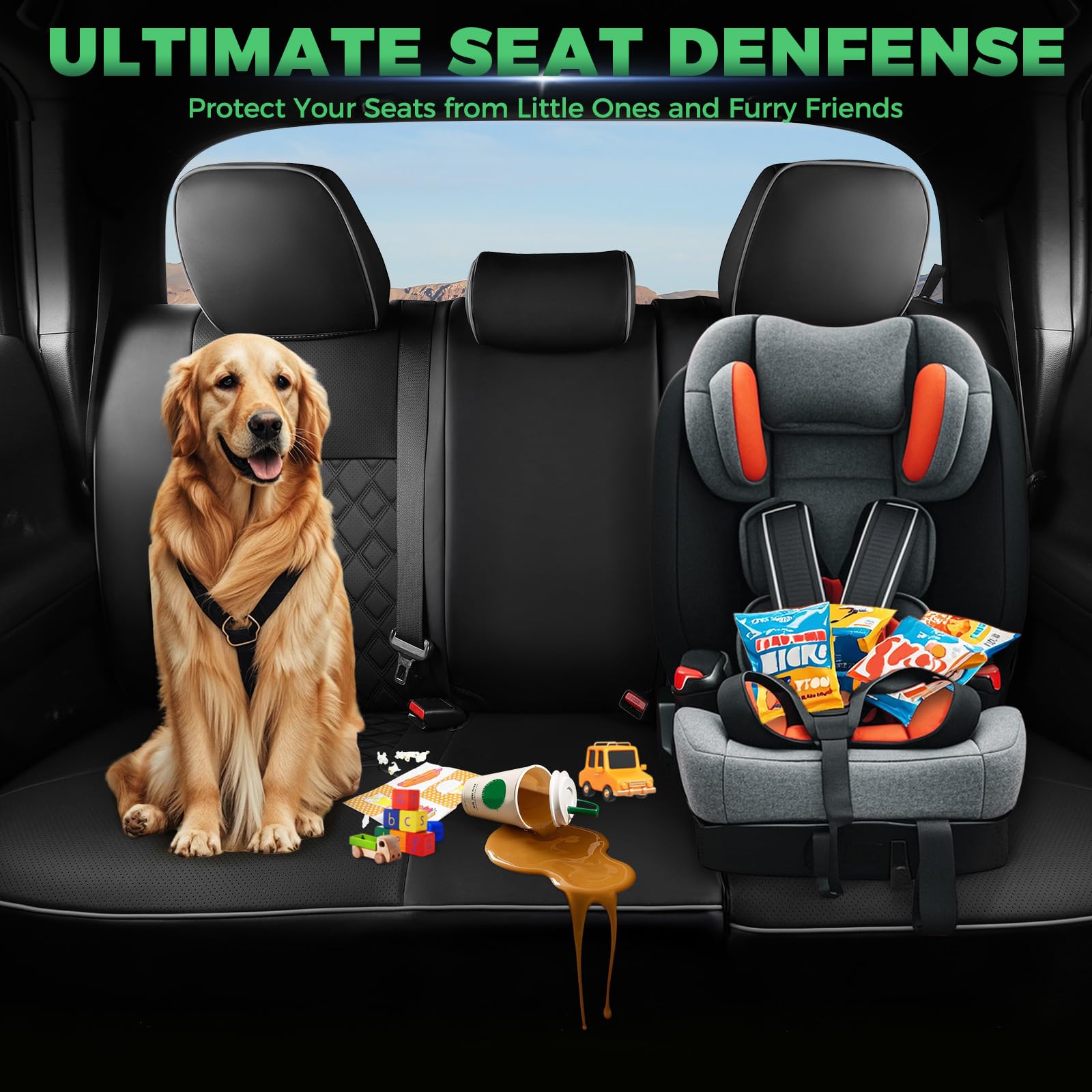 RIDEPOSH airbag compatible seat covers maintain safety features