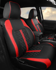 RIDEPOSH Tacoma full set seat covers with console cover for interior protection
