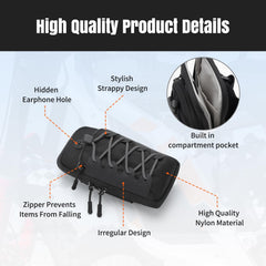 RIDLOG front frame bag on Segway X160/X260 for quick access.
