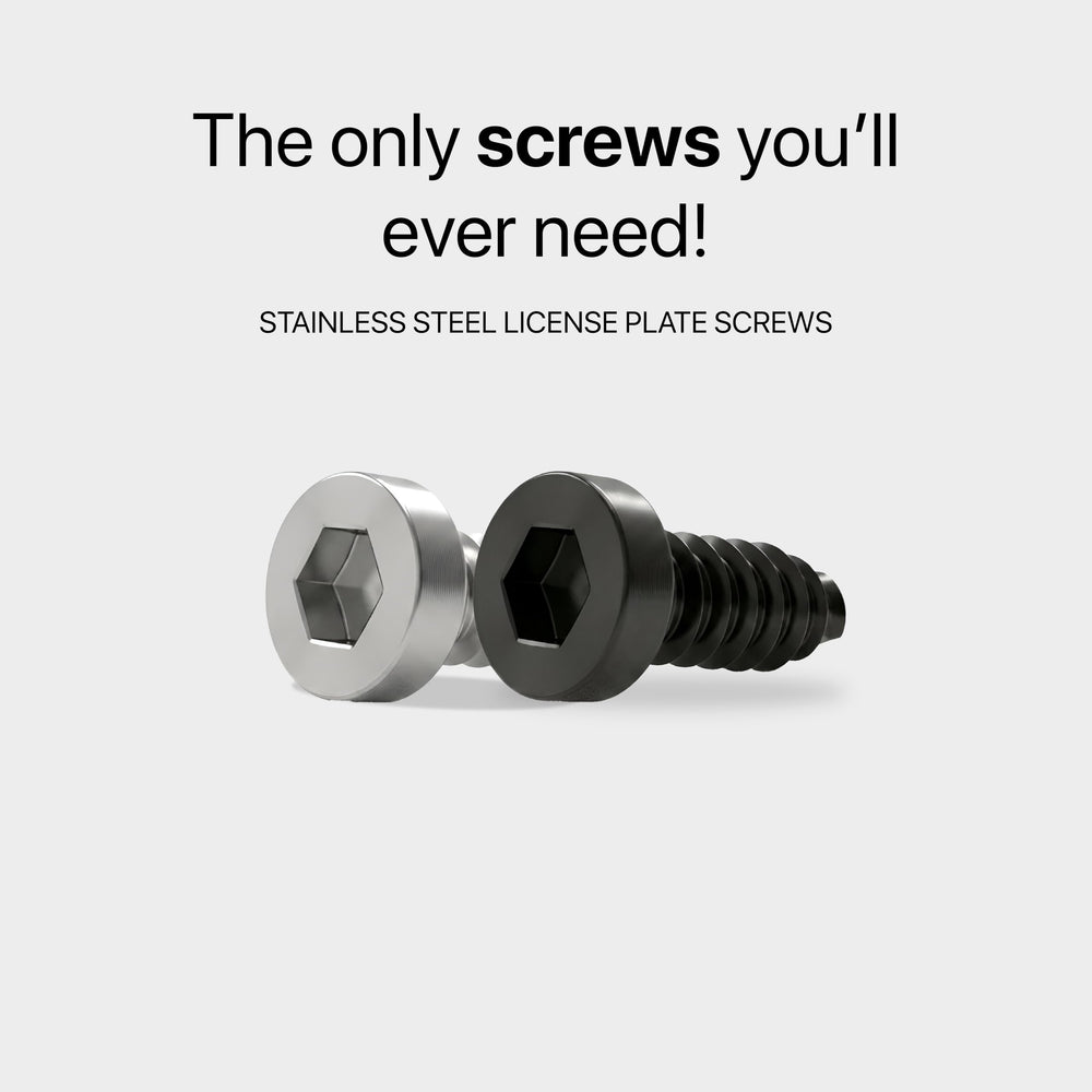 Rightcar Solutions installation kit with screws, inserts, and hex key for quick setup.