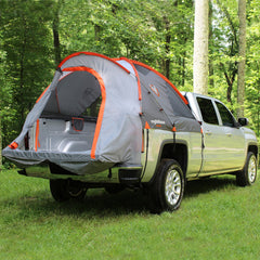 Rightline Gear truck bed tent sleeping two adults inside the bed