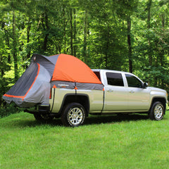 Rightline Gear truck bed tent with water-resistant fabric keeps you dry