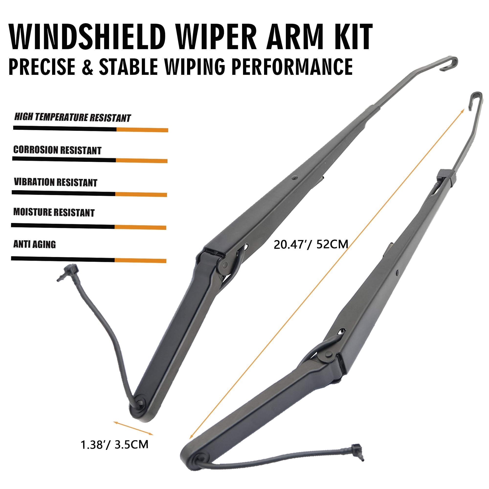 RigidWire wiper arm kit for GMC Yukon XL delivers durable windshield contact.