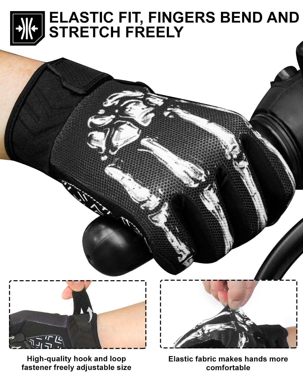 RIGWARL adjustable wrist closure ensures a secure, easy fit