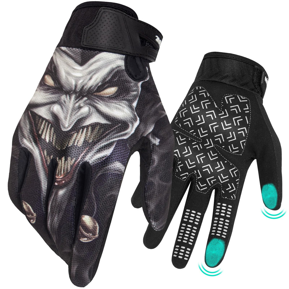 RIGWARL motorcycle gloves touchscreen-friendly thumb and index for device control.
