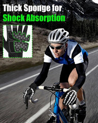 RIGWARL palm cushioning provides comfort on vibration-heavy rides.