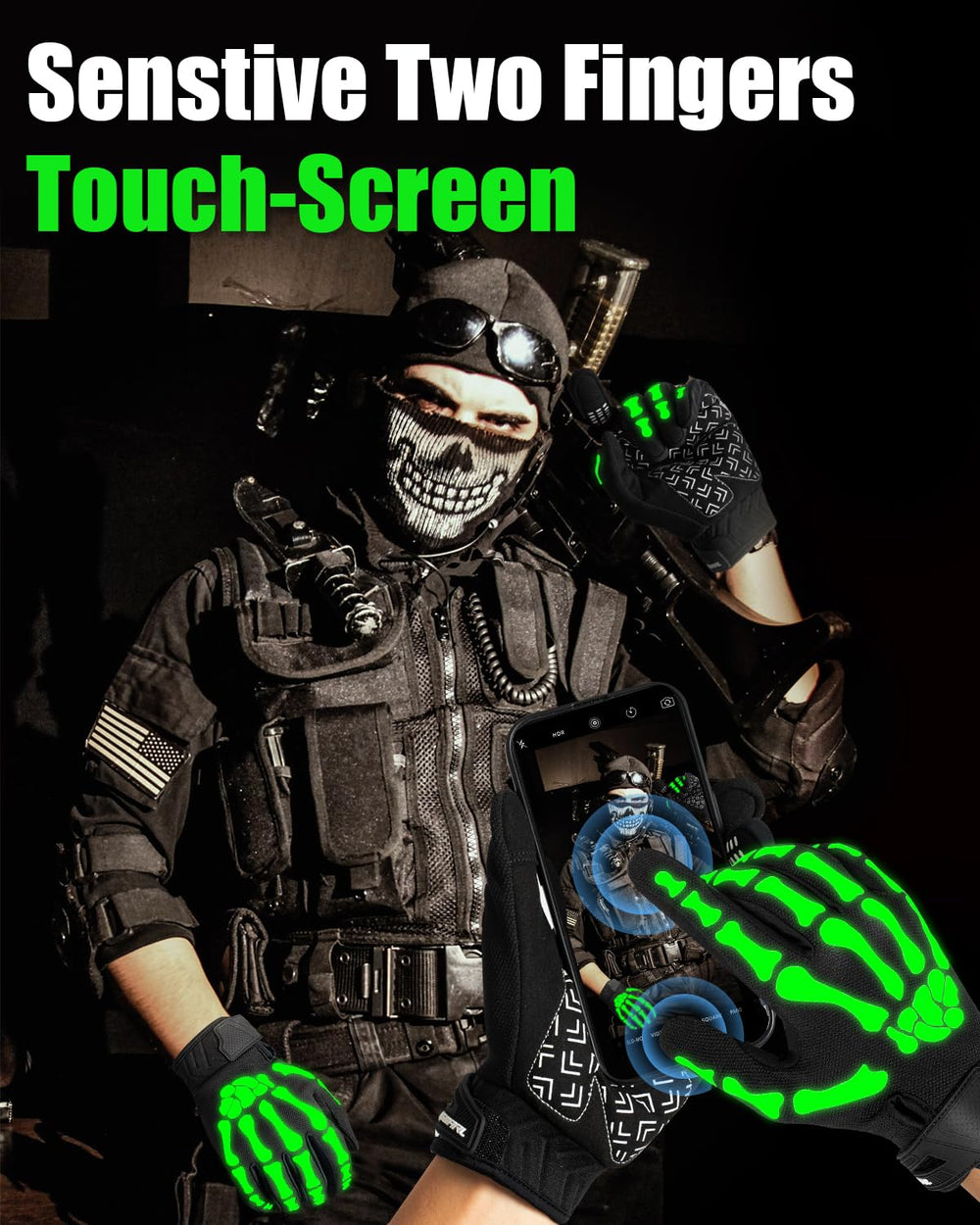 RIGWARL smart touchscreen fingertips let you use devices.