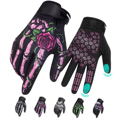RIGWARL women's motorcycle gloves with touchscreen thumb and conductive fiber