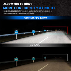 Rimthin H1 fog bulbs performing in foggy or rainy conditions