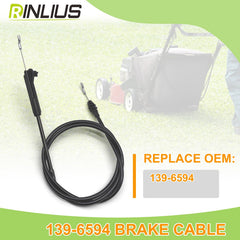 Rinlius 139-6594 brake cable for Toro 21472 Recycler maintains consistent brake feel