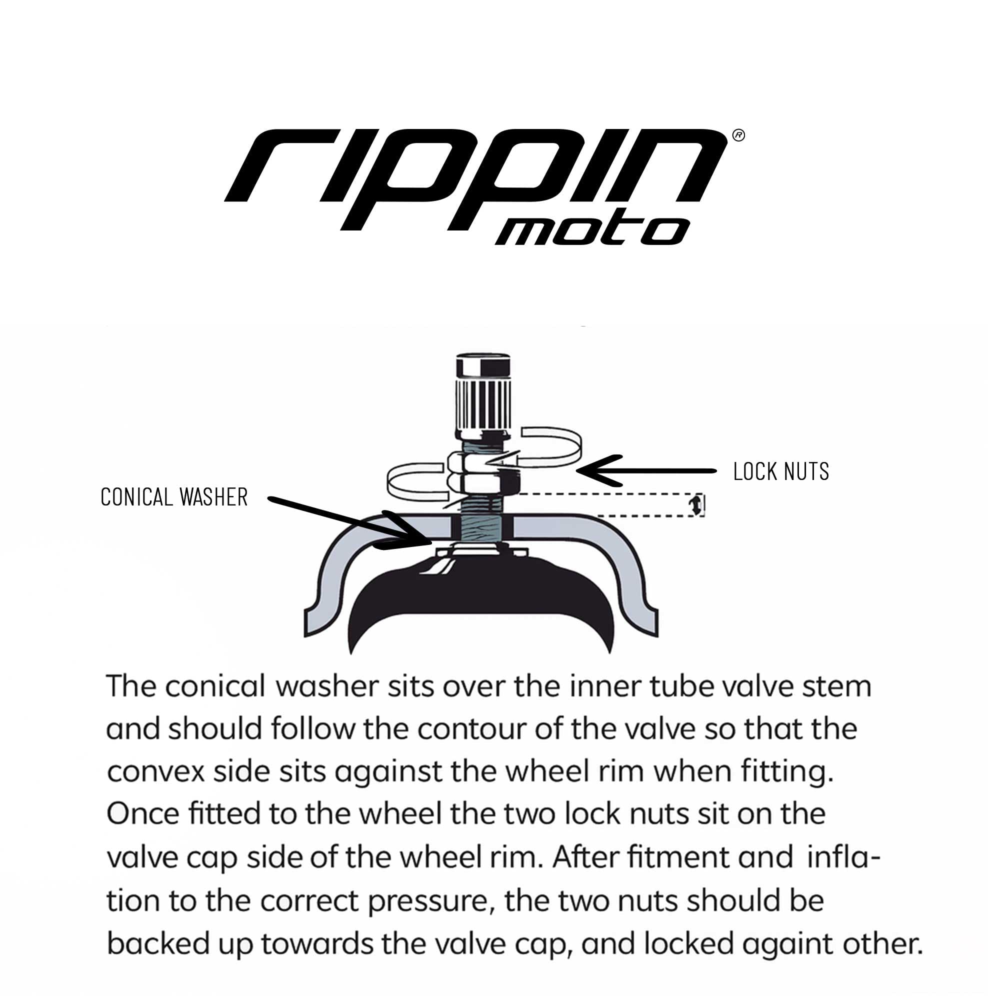 Rippin Moto 19 inch inner tube provides reliable ride feel