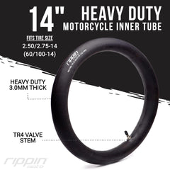 Rippin Moto TR4 valve inflation with standard pumps.