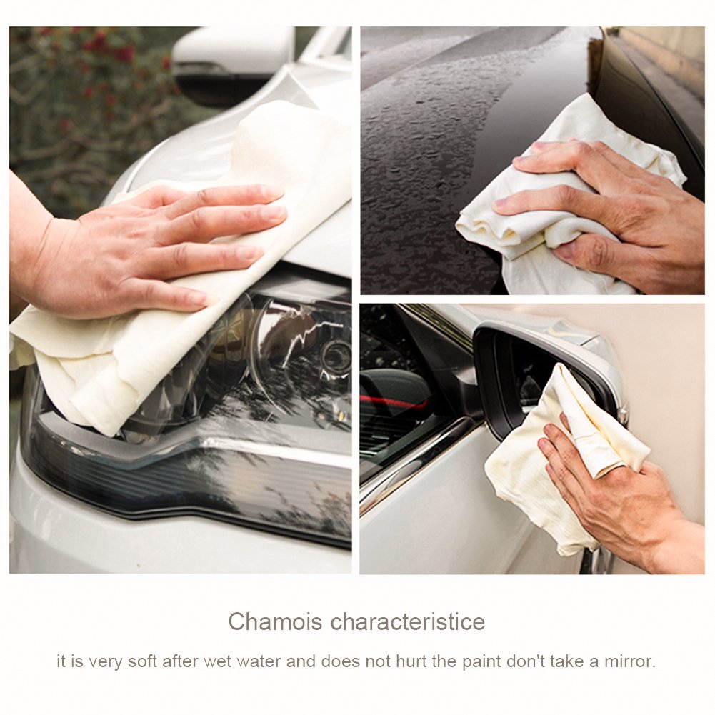 River Lake car chamois towel small ideal for tight spots and detailing