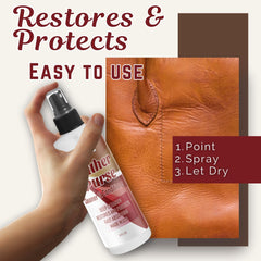 Riverside Essentials Leather Purse Conditioner bottle delivering deep hydration
