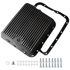 Riyhch transmission oil pan with drain plug for GM; easier oil changes.