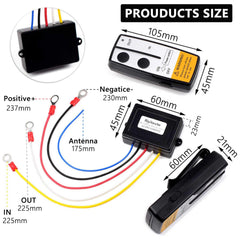 Riyitauto waterproof receiver shielded from rain for durable use