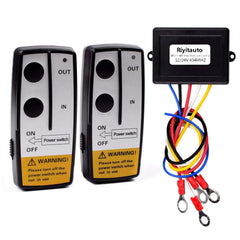 Riyitauto winch remote kit assembly shows universal compatibility and easy install