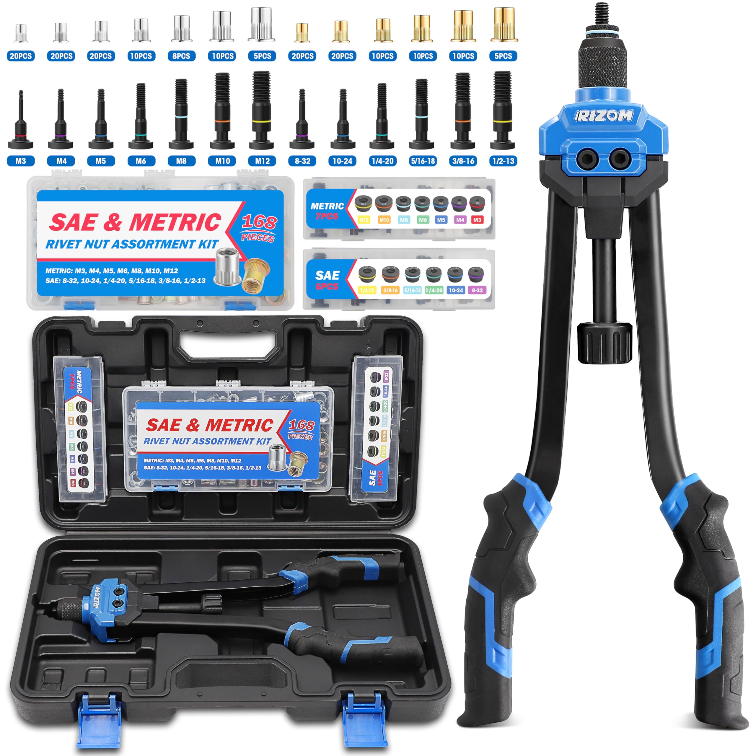 Rizom Rivet Nut Tool 16-inch with durable build for long life