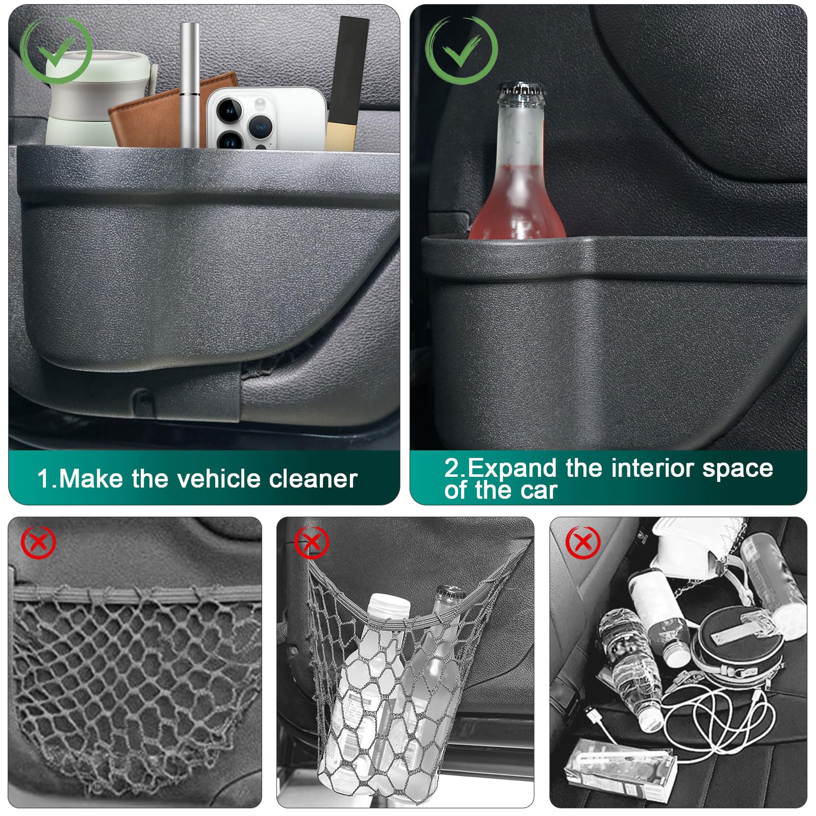 Rizwanjin anti-slip door pocket helps keep items secure during off-road adventures.