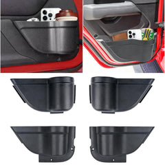 Rizwanjin front door pocket for Jeep Wrangler JK keeps essentials within easy reach.