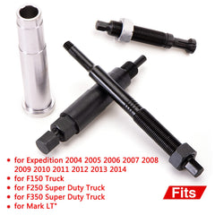 RJSPHH 65700 thread remover bites into stainless plug tip for extraction.