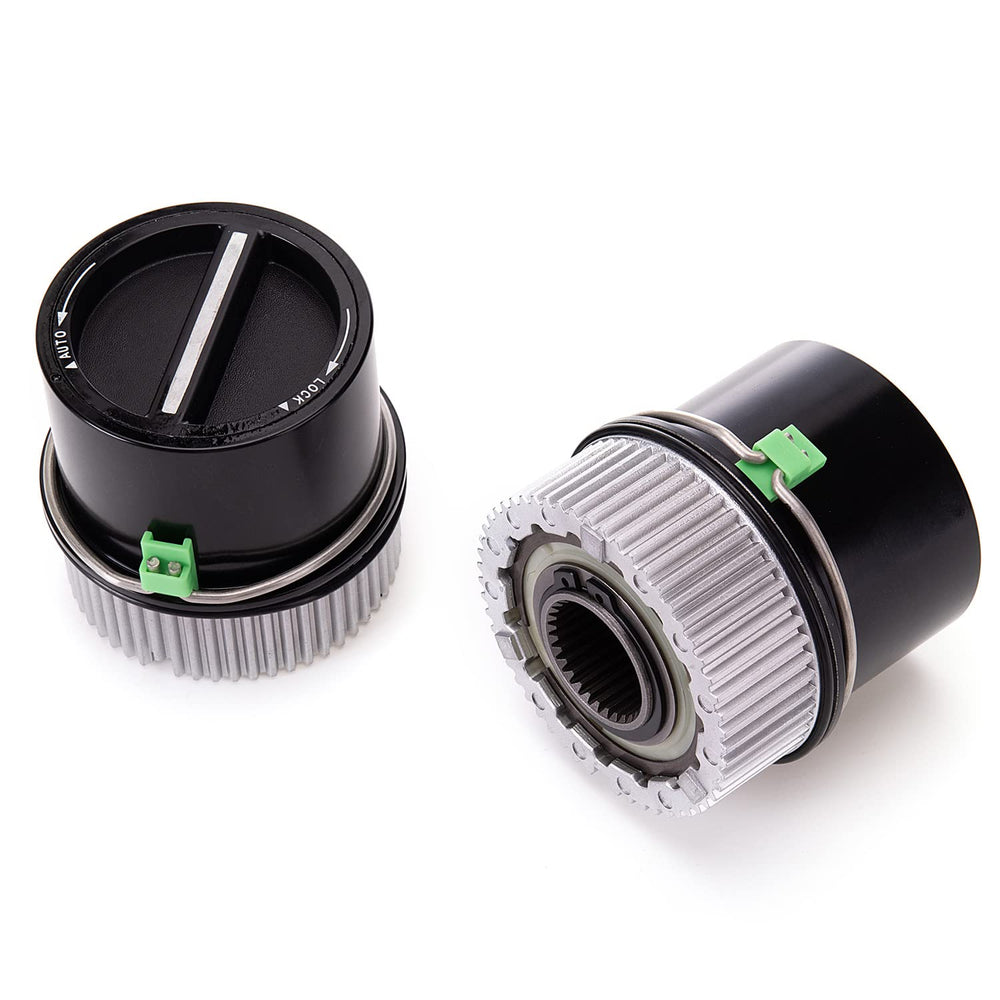 RJSPHH hub locking mechanism close-up, resistant to mud and wear.