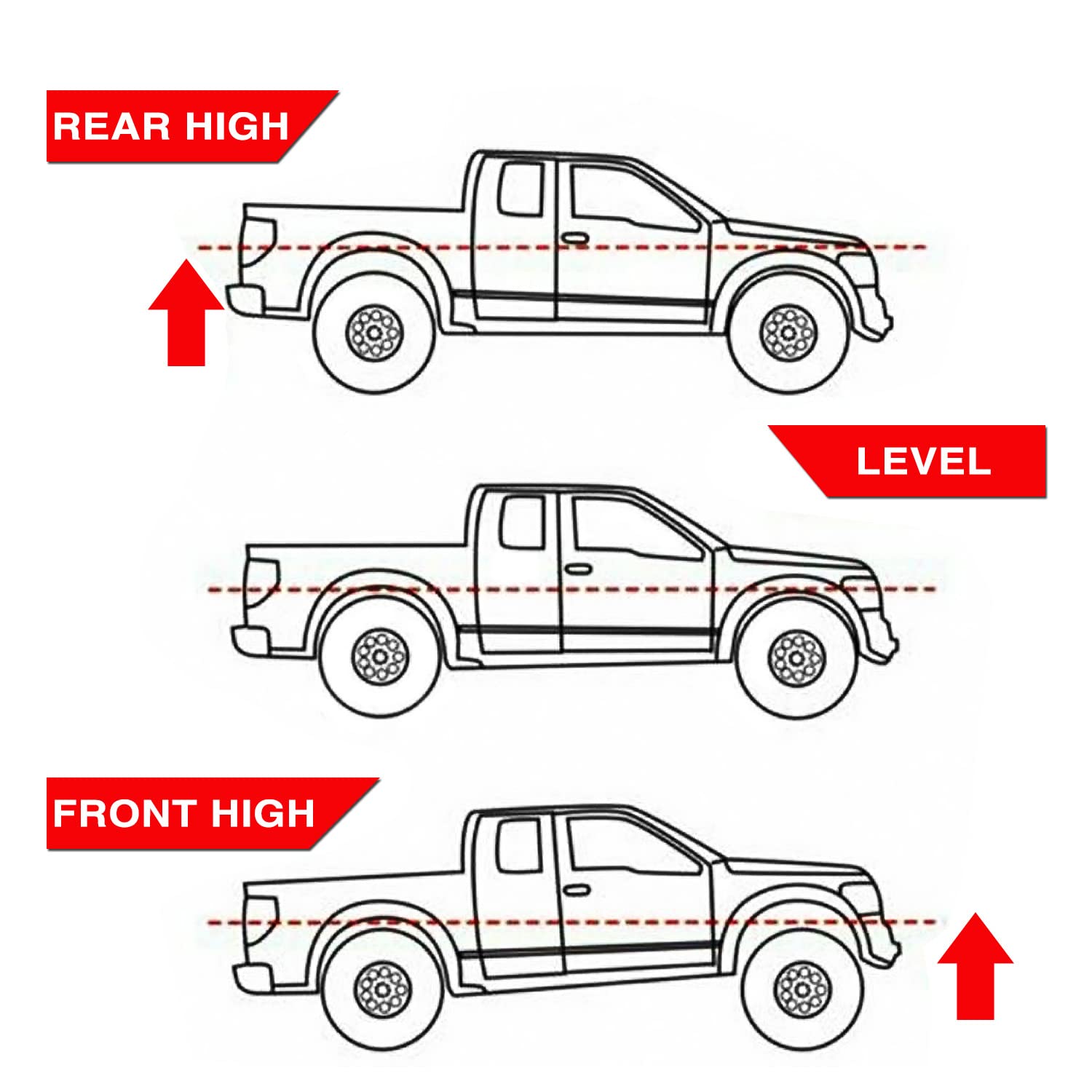 RJSPHH installation tools and hardware kit included for front lift fitting.