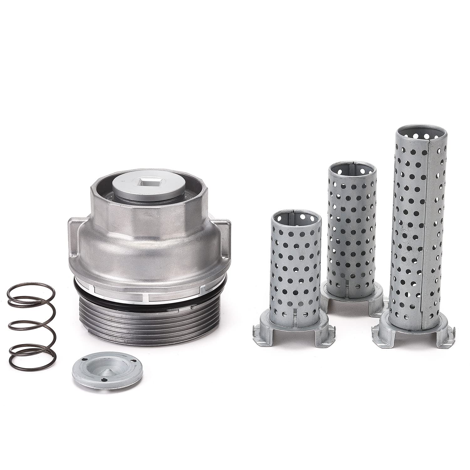 RJSPHH oil filter housing cap assembly front view for easy direct-fit replacement