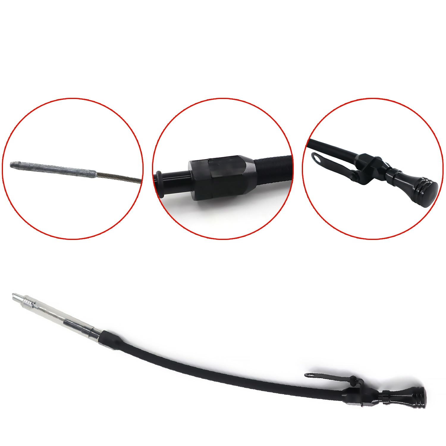 RJSPHH teflon-lined black housing provides durable, smooth operation