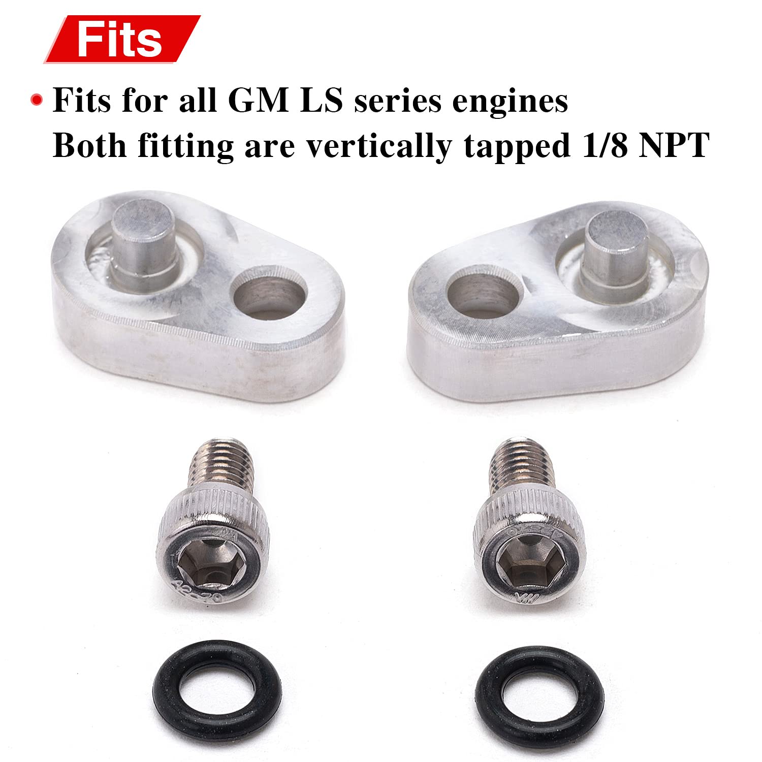 RJSPHH throttle body bypass kit mounted at rear with ports and hardware