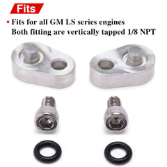 RJSPHH throttle body bypass kit mounted at rear with ports and hardware